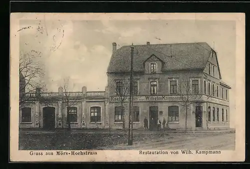 AK Mörs-Hochstrass, Restaurant v. Wilh. Kampmann