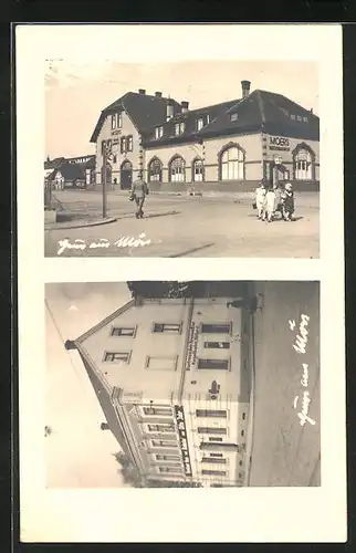 AK Moers, Gasthaus zum Bahnhof