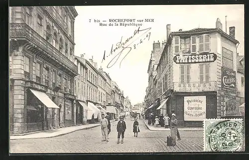 AK Rochefort-sur-Mer, Rue de la République
