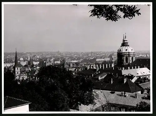 Fotografie unbekannter Fotograf, Ansicht Prag, Panorama der Stadt