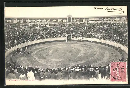 AK Béziers, Intérieur des Arènes