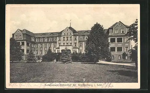 AK Greiffenberg i. Schlesien, Sanatorium Birkenhof
