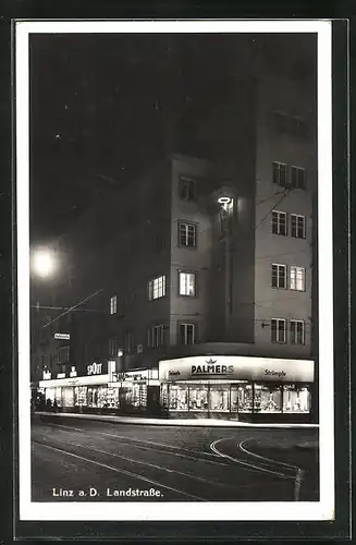 AK Linz a. D., Partie an der Landstrasse