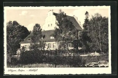 AK Lötzen, Blick auf das Schloss