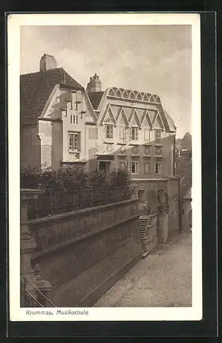 AK Krumau / Cesky Krumlov, Ansicht der Musikschule