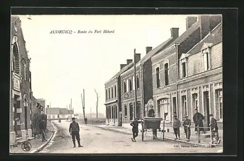 AK Audruicq, Route du Fort Bâtard