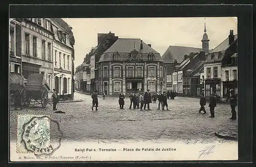 AK Saint-Pol-s-Ternoise, Place du Palais de Justice