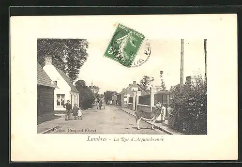 AK Lumbres, La Rue d`Acquembronne