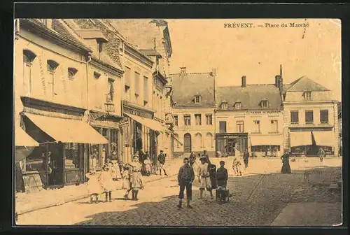 AK Frévent, Place du Marché