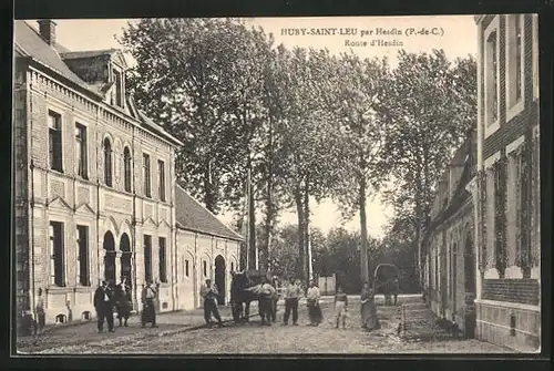 AK Huby-Saint-Leu, Route d`Hesdin par hesdin