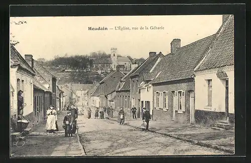 AK Houdain, L`Eglise, vur de la Géharie