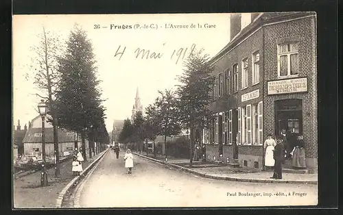 AK Fruges, L`Avenue de la Gare