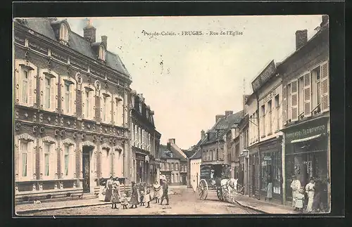 AK Fruges, Rue de l`Eglise