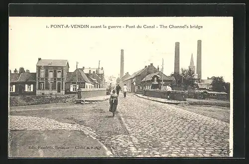 AK Pont-a-Vendin, Avant la guerre, Pont du Canal