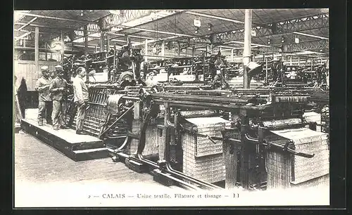 AK Calais, Usine textile, Filature et tissage