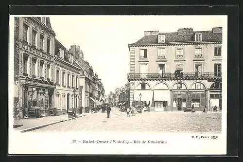 AK Saint-Omer, Rue de Dunkerque