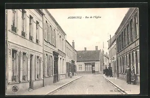 AK Audruicq, Rue de l'Eglise