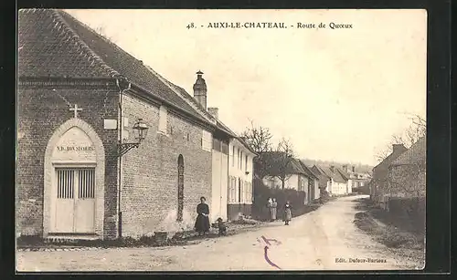 AK Auxi-le-Chateau, Route de Quoeux