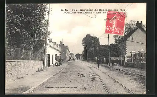 AK Pont-de-Briques, Une Rue