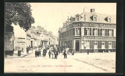 AK Le Portel, La Rue Carnot