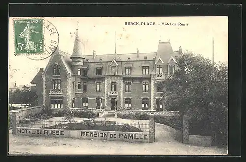 AK Berck-Plage, Hôtel de Russie