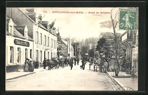 AK Boulogne-sur-Mer, Pont de Brique