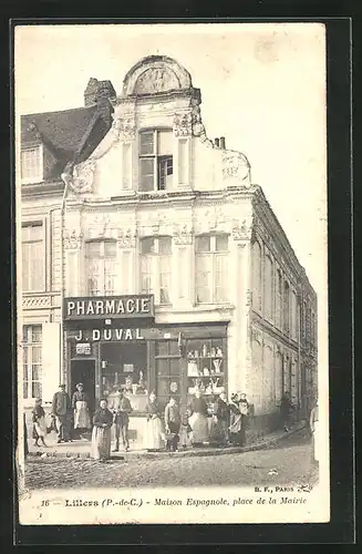 AK Lillers, Maison Espagnole, place de la Mairie
