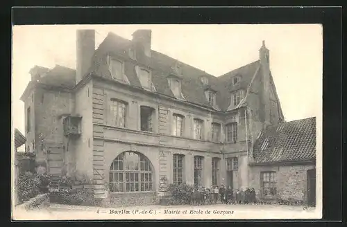 AK Barlin, Mairie et Ecole de Garcons