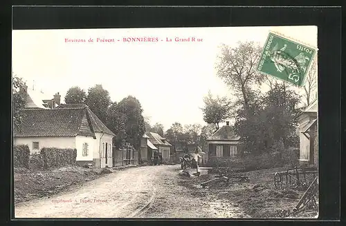 AK Bonnieres, La Grande Rue