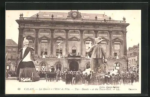 AK Calais, Les Géants á l`Hôtel de Ville
