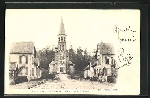 AK Pont-de-Briques, L`Eglise, Les Écoles