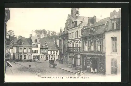 AK Saint-Pol, La Place de l`Eglise