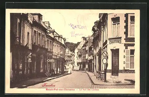 AK Saint-Pol-sur-Ternoise, La Rue des Carmes