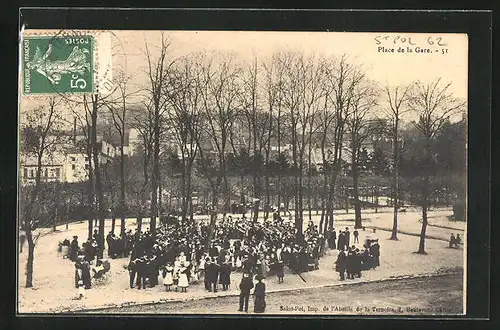 AK Saint-Pol, Place de la Gare