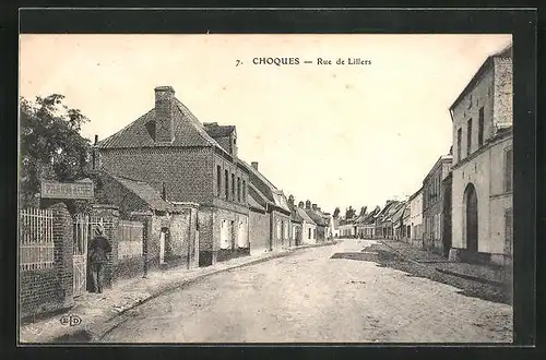 AK Choques, Rue de Lillers