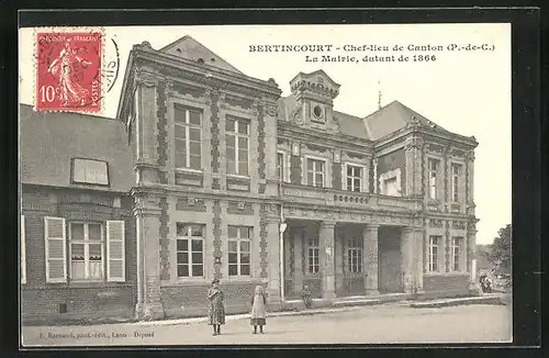 AK Bertincourt, Chef-lieu de Canton, La Mairie datant de 1866