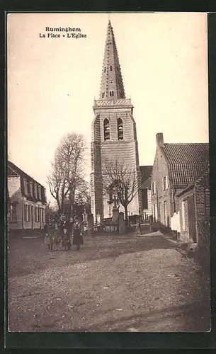 AK Ruminghem, La Place, L`Eglise