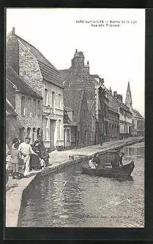 AK Aire-sur-la-Lys, Rue des Tripiers