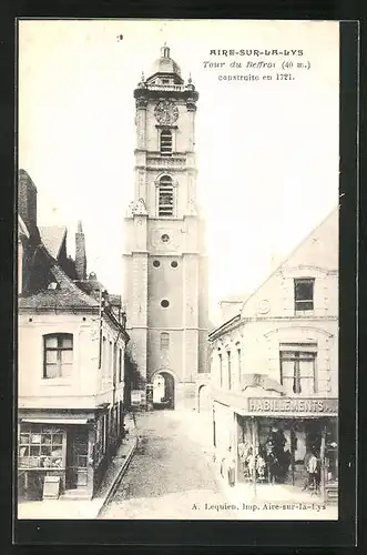 AK Aire-sur-la-Lys, Tour du Beffroi