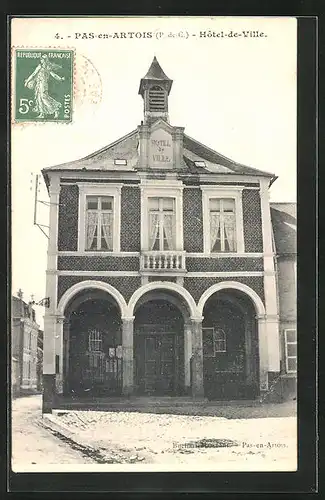 AK Pas-en-Artois, Hôtel-de-Ville