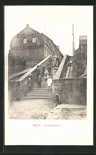 AK Bruay, Vue des Escaliers