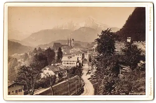 Fotografie Würthle & Spinnhirn, Salzburg, Ansicht Berchtesgaden, Blick in die Stadt