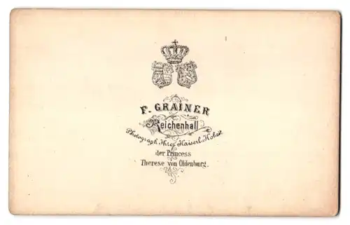 Fotografie F. Grainer, Reichenhall, Ansicht Bad Reichenhall, Blick in den Ort mit Kirchtürmen