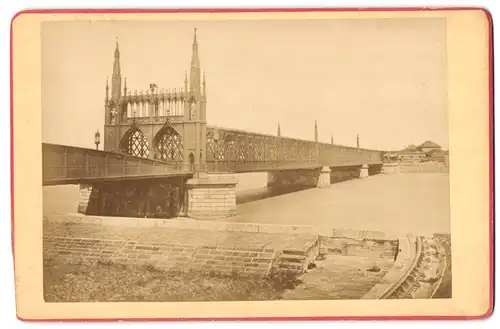 Fotografie unbekannter Fotograf, Ansicht Kehl, Blick auf die Rheinbrücke