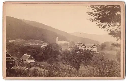 Fotografie Fuchs, Zabern, Ansicht Wangenbourg-Engenthal, Blick in den Ort mit Kirche, 1892