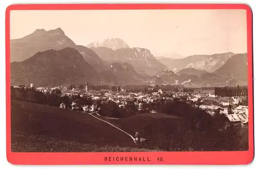 Fotografie Baldi & Würthle, Salzburg, Ansicht Reichenhall, Blick auf den Ort