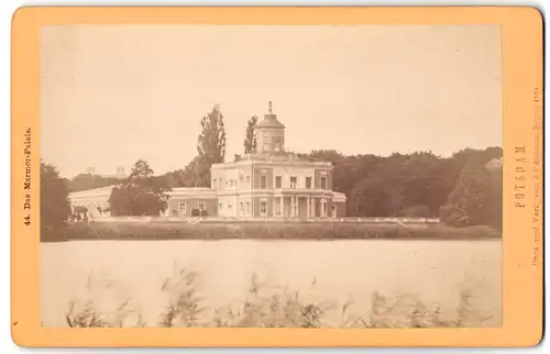 Fotografie J. F. Stiehm, Berlin, Ansicht Potsdam, Blick auf das Marmor-Palais