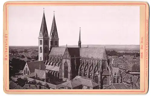 Fotografie Römmler & Jonas, Dresden, Ansicht Halberstadt, Blick auf den Dom