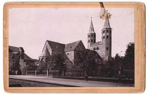 Fotografie Römmler & Jonas, Dresden, Ansicht Goslar, Partie an der Klosterkirche Neuwerk