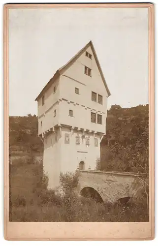 Fotografie unbekannter Fotograf, Ansicht Rothenburg ob der Tauber, Blick auf das Topplerschlösschen